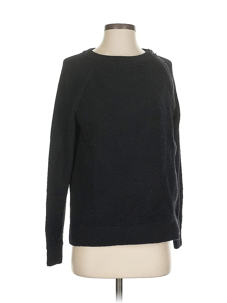 Pre-owned Vince Wool Pullover Sweater In Black