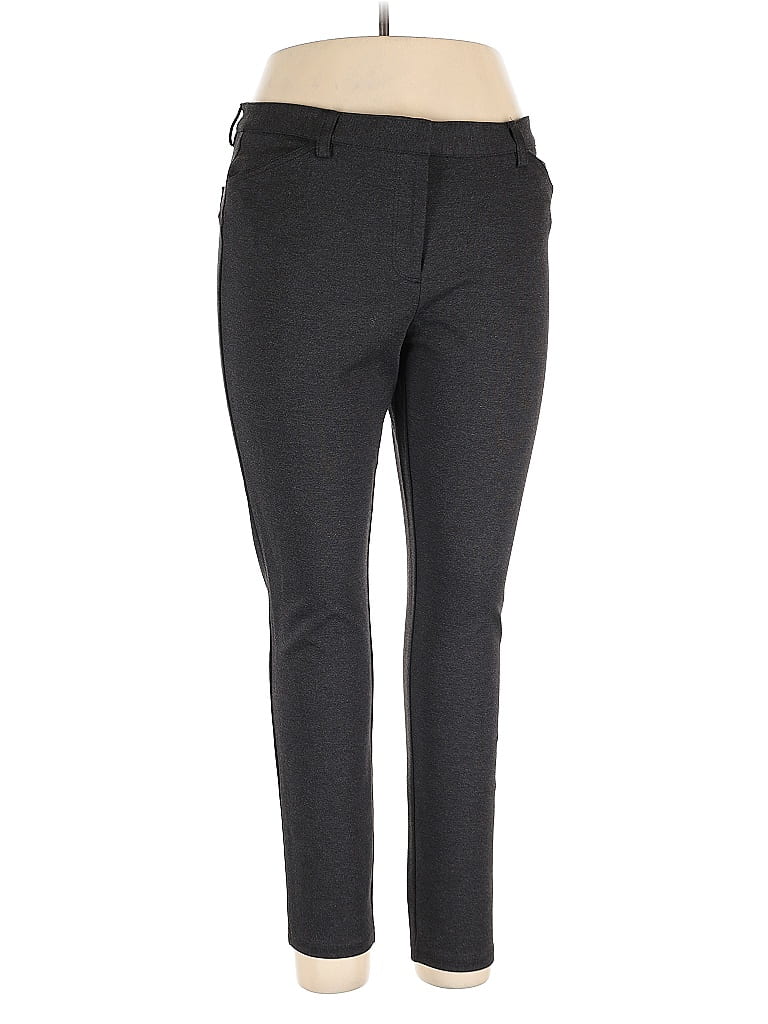Pre-owned Calvin Klein Dress Pants In Gray