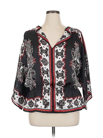 Travelers by Chico's 3/4 Sleeve Blouse (view 1)