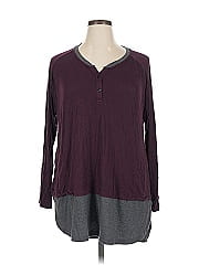 Logo By Lori Goldstein Long Sleeve Henley
