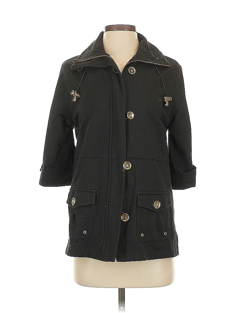 Pre-owned Assorted Brands Coat In Black