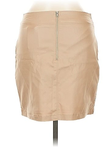 GB Faux Leather Skirt (view 2)