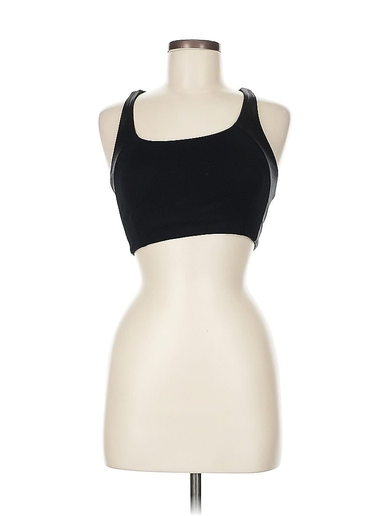 SPLITS 59 Pre-owned Tank Top Black Halter Neckline Tops