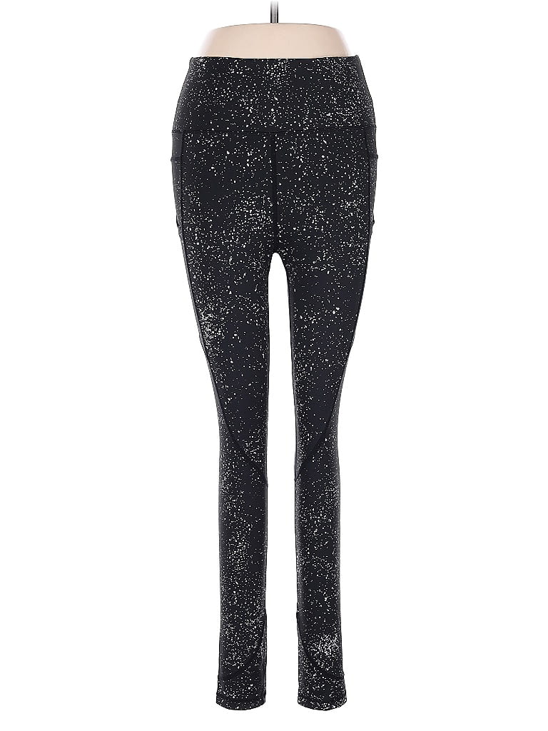 Zyia Active Stars Black Active Pants Size 4 - photo 1