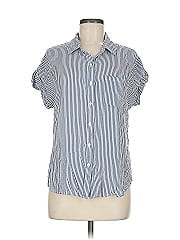 Cosmic Blue Love Short Sleeve Blouse