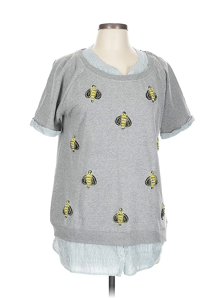 Pre-owned Floreat Short Sleeve T-shirt In Gray