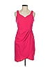 Assorted Brands Solid Pink Cocktail Dress Size M - photo 1