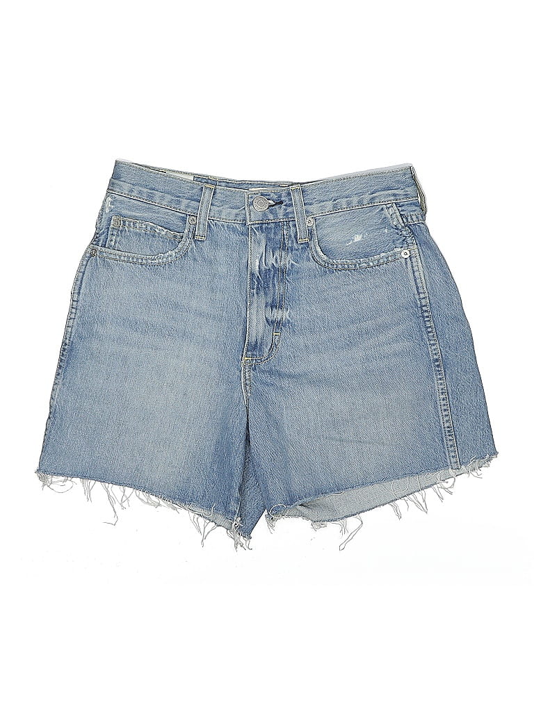 Pre-owned Amo Denim Shorts In Blue