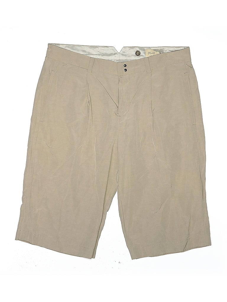 Pre-owned Elizabeth And James Khaki Shorts In Brown