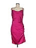 Parker Black 100% Polyester Pink Cocktail Dress Size 8 - photo 1