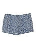Kenar Chevron-herringbone Blue Shorts Size 10 - photo 1