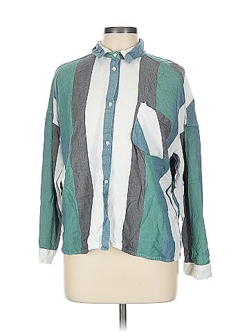 RVCA Long Sleeve Button-Down Shirt (view 1)