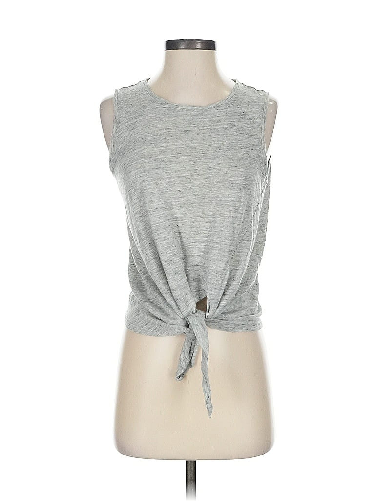 Pre-owned Banana Republic Sleeveless T-shirt In Gray