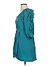 Tibi 100% Silk Teal Casual Dress Size 4 - photo 5
