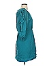 Tibi 100% Silk Teal Casual Dress Size 4 - photo 4