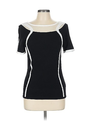 Lafayette 148 New York Short Sleeve Top (view 1)