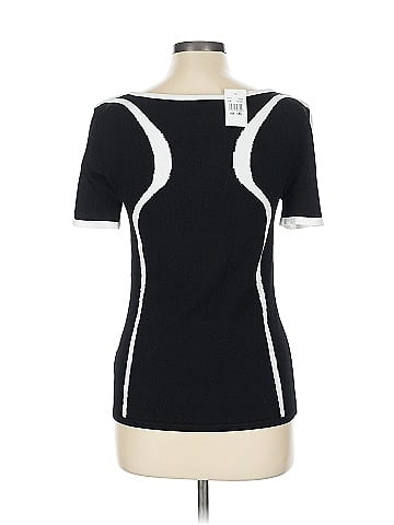 Lafayette 148 New York Short Sleeve Top (view 2)