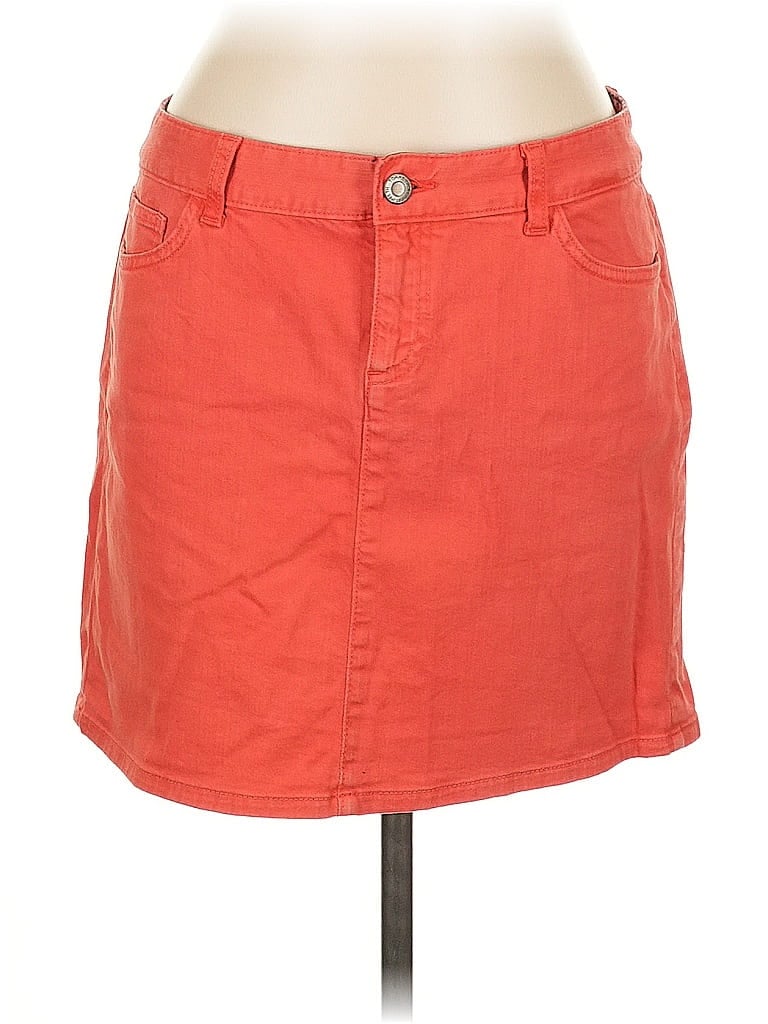 Pre-owned Tommy Hilfiger Casual Skirt In Orange