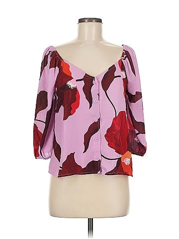 Sanctuary 3/4 Sleeve Blouse (view 1)