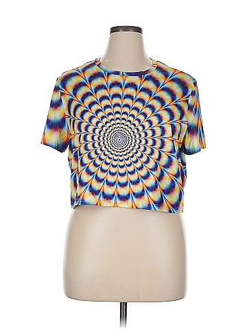 Shein Curve Short Sleeve T-Shirt (view 1)