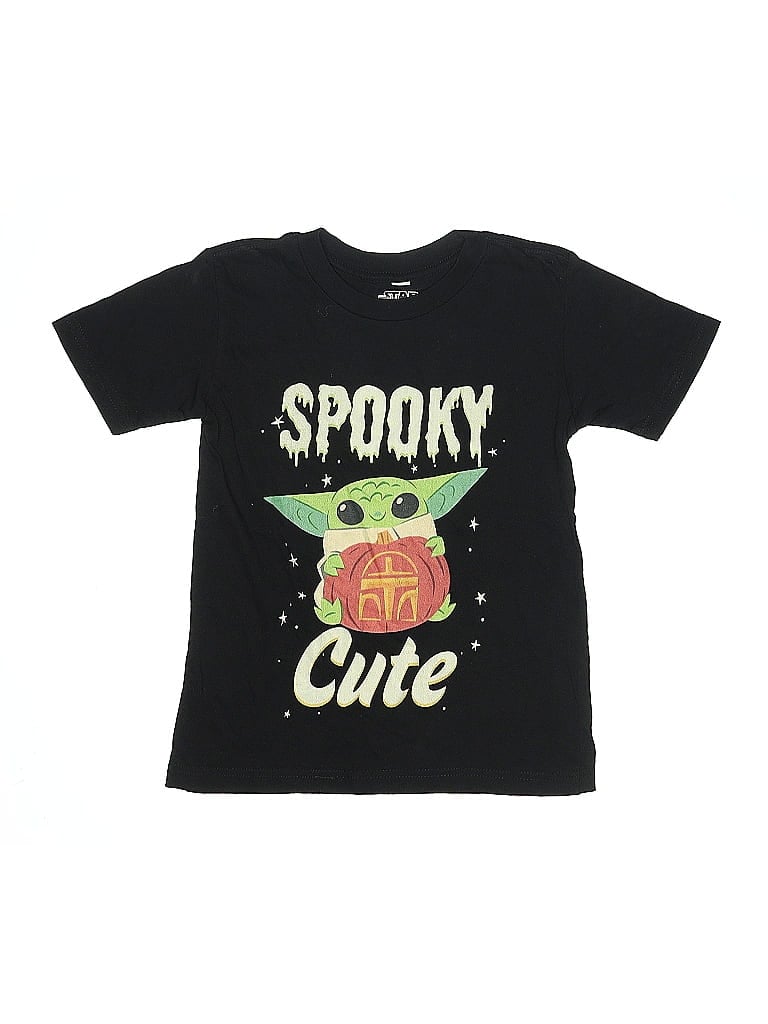 Pre-owned Star Wars Kids' Short Sleeve T-shirt In Black