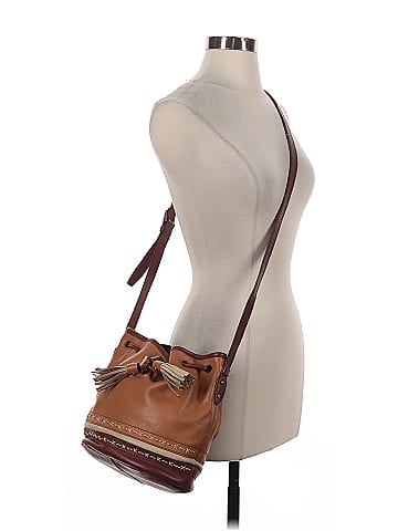Isabella Fiore Leather Bucket Bag (view 2)
