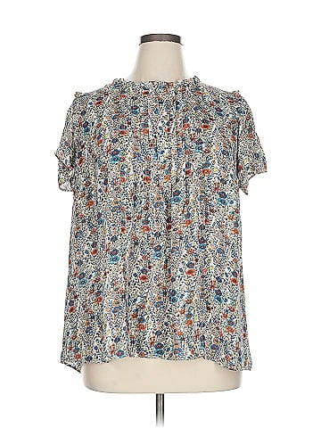 Rose + Olive Short Sleeve Blouse (view 1)