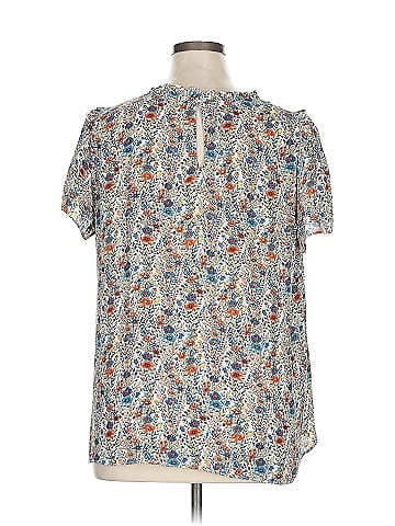 Rose + Olive Short Sleeve Blouse (view 2)