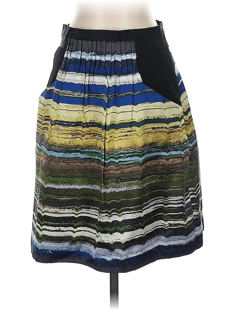 Pre-owned Hype Silk Skirt In Blue