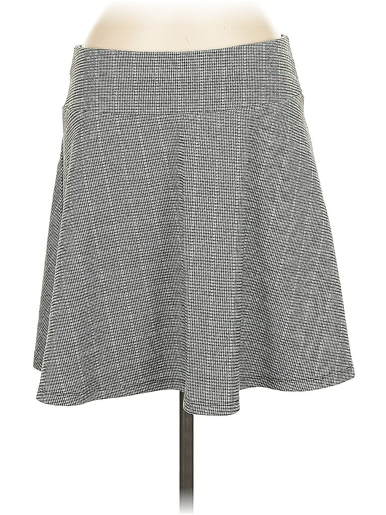 Pre-owned Ann Taylor Loft Casual Skirt In Gray
