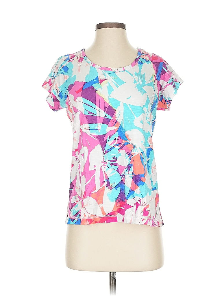 Pre-owned T By Talbots Short Sleeve T-shirt In Pink