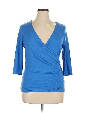 Soft Surroundings 3/4 Sleeve Top (view 1)