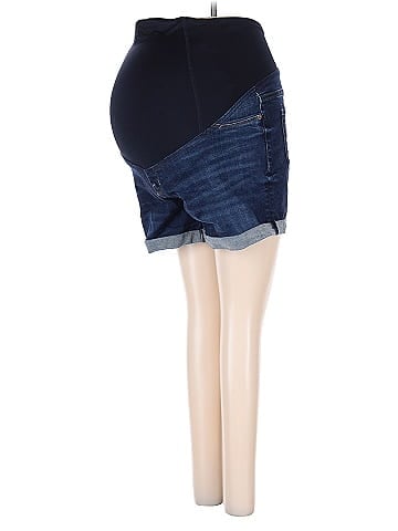 Isabel Maternity Denim Shorts (view 1)
