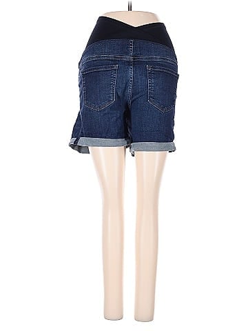 Isabel Maternity Denim Shorts (view 2)