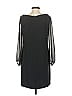 Ann Taylor 100% Polyester Solid Black Cocktail Dress Size 2 (petite) - photo 2