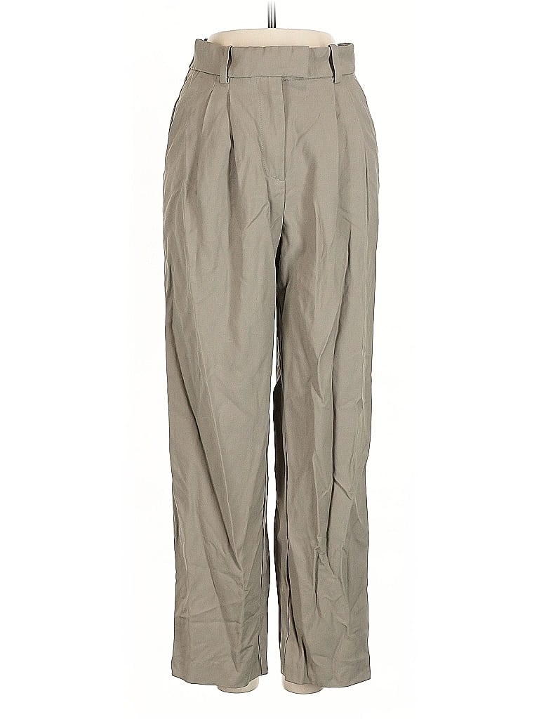 Pre-owned H&m Casual Pants In Gray
