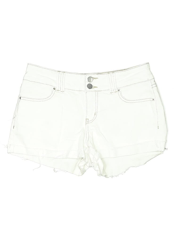 Pre-owned Fashion Nova Denim Shorts In White