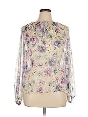 Johnny Was 3/4 Sleeve Silk Top