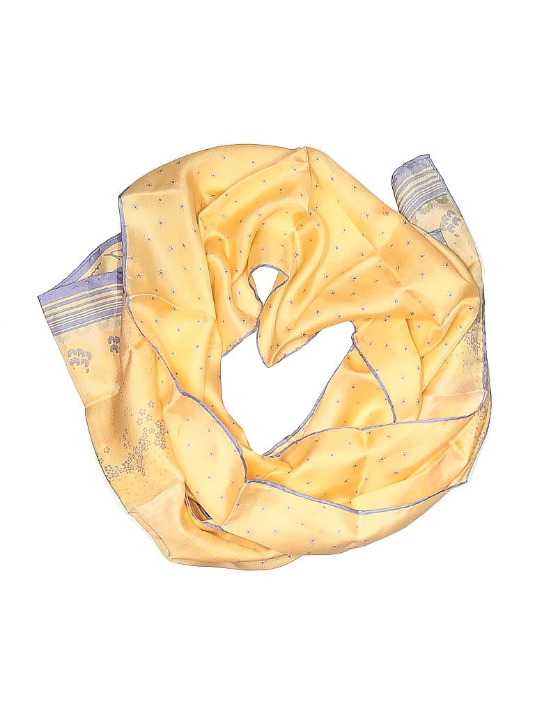 Pre-owned Anne Klein Scarf In Orange