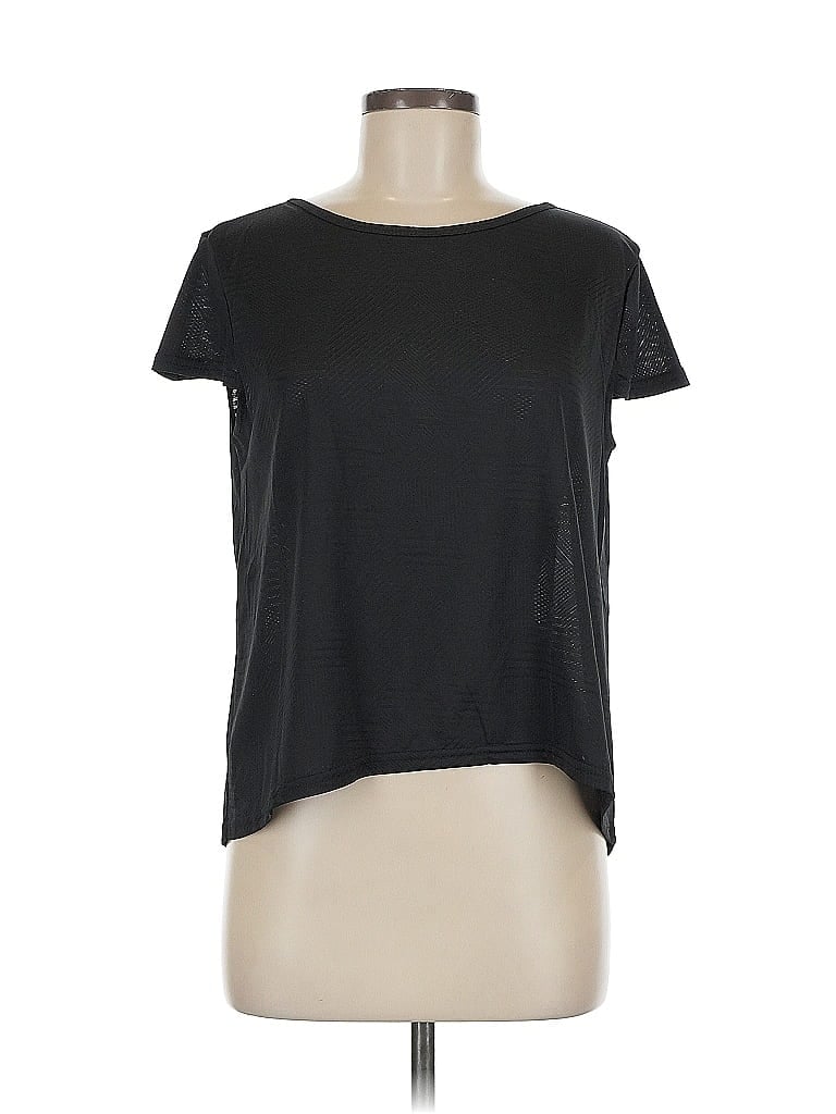 Pre-owned Unbranded Short Sleeve T-shirt In Black