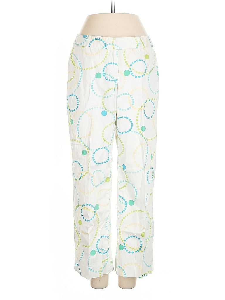 Pre-owned Lillie Rubin Casual Pants In White