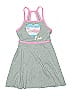 Pink & Violet Hearts Gray Dress Size 4 - 5 - photo 1