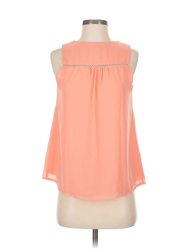 NAKED ZEBRA Pre-owned Sleeveless Blouse In Orange