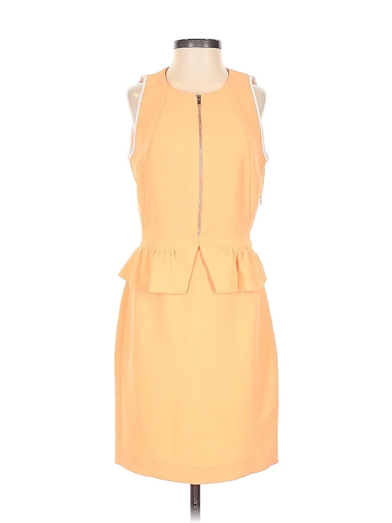 Click to view more detailed imagery on our partner's website Pre-owned Sandro Cocktail Dress In Orange