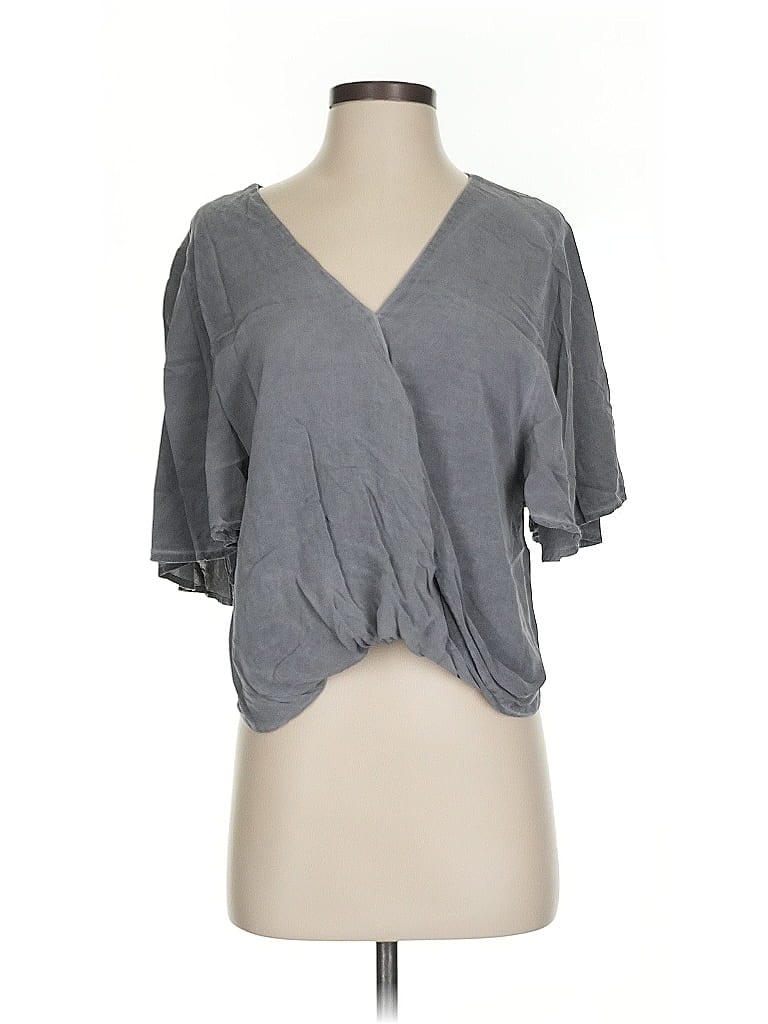 Pre-owned Mustard Seed Short Sleeve T-shirt In Gray