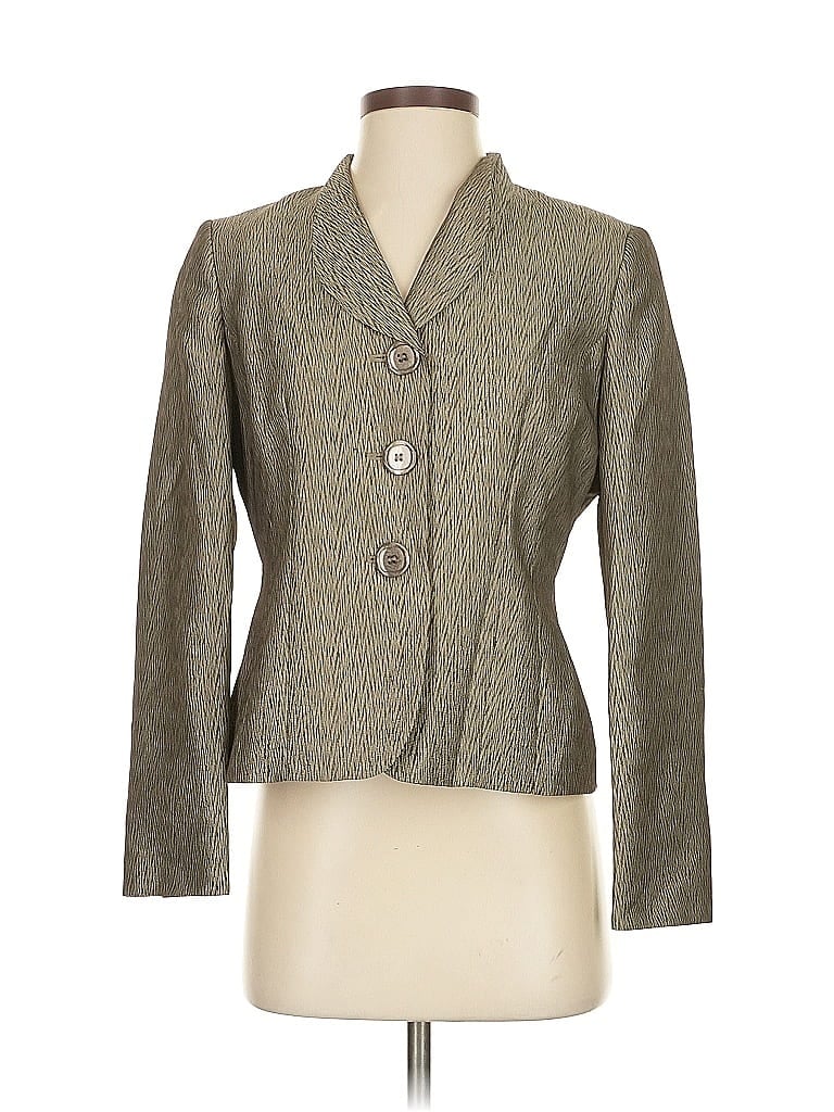 Pre-owned Le Suit Blazer Jacket In Gray