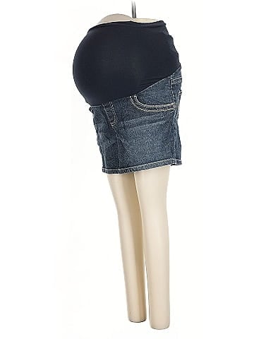 Indigo Blue Denim Shorts (view 1)