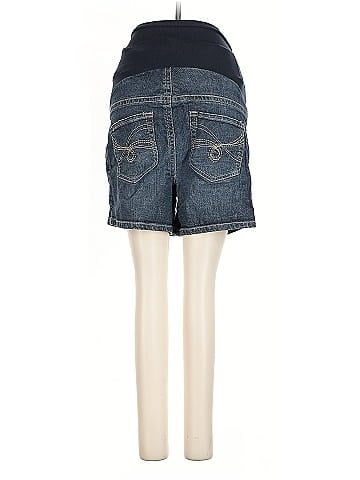 Indigo Blue Denim Shorts (view 2)