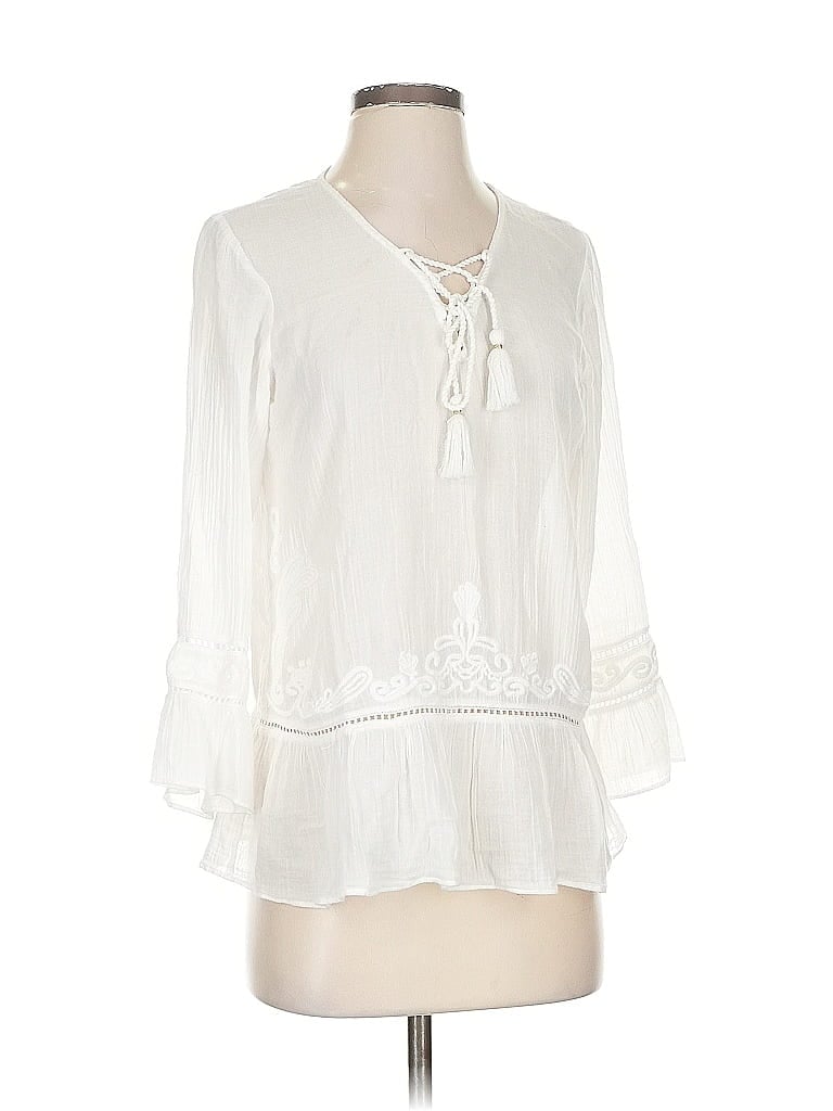 LILLY PULITZER Pre-owned 3/4 Sleeve Blouse In White