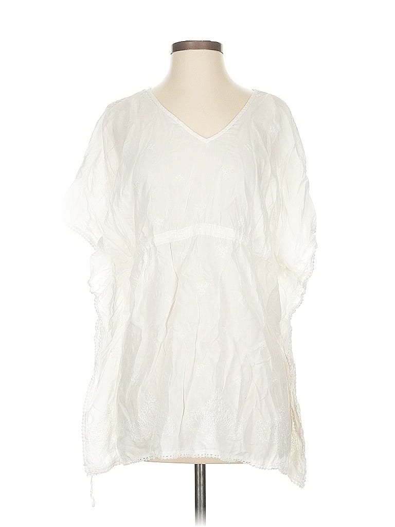 Pre-owned Jessica Simpson 3/4 Sleeve Blouse In White